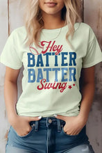 Load image into Gallery viewer, Hey Batter Batter Swing, Baseball Graphic Tee - Image #2
