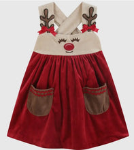 Load image into Gallery viewer, Preorder ETA 8/15-9/15-Red and White Reindeer Christmas Jumper - Image #1
