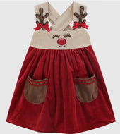 Preorder ETA 8/15-9/15-Red and White Reindeer Christmas Jumper - Image #1