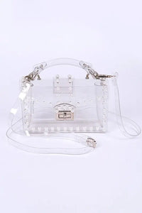 Pearl Studs Transparent Statdium Clear Bag - Image #3