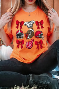 Coquette Football Graphic Tee - Image #16