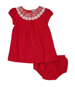 Corduroy Lace Dress and Bloomers - Image #1