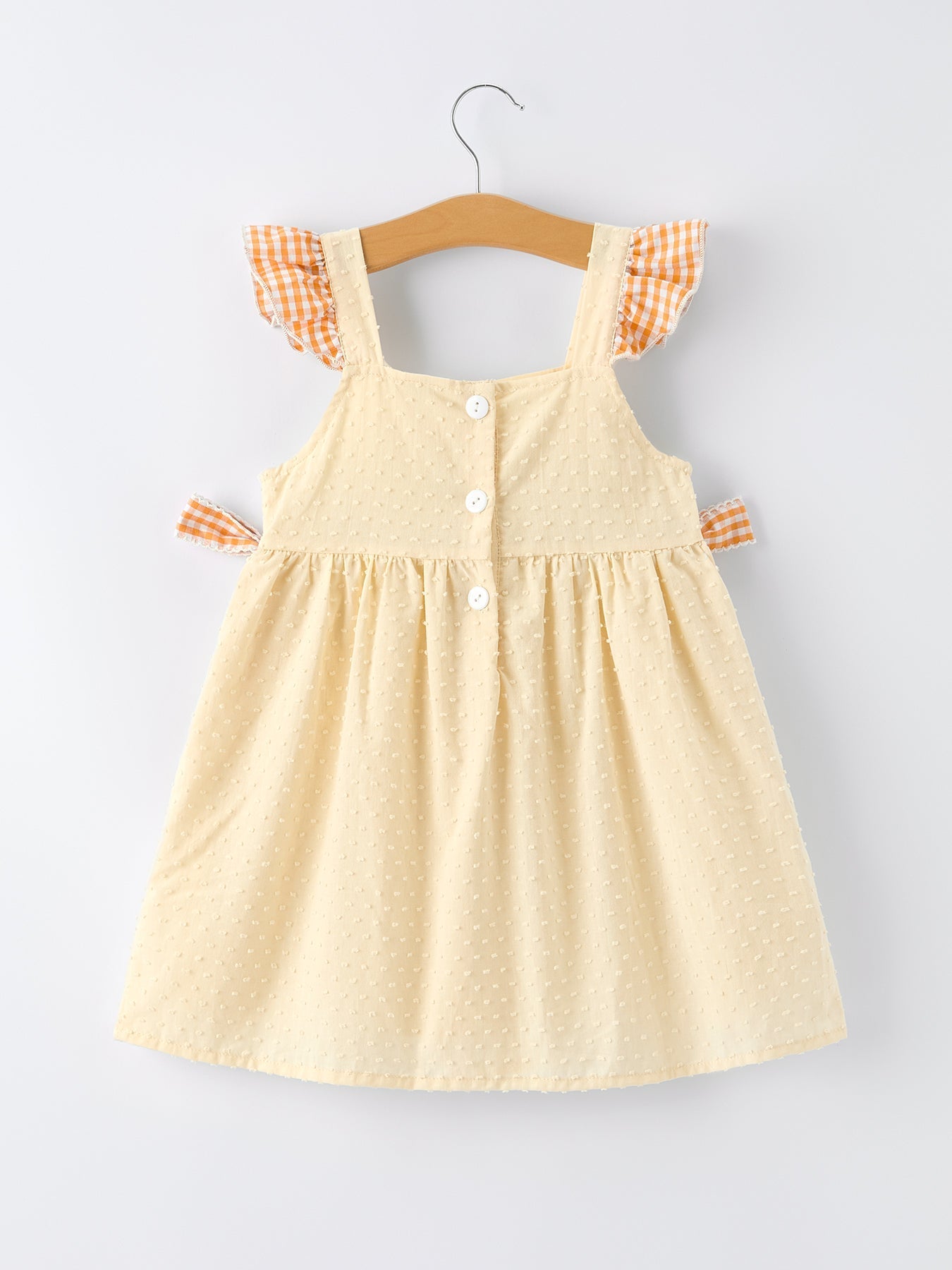 Farm Girl Chicken Smocked Bow Ruffle Dress - Abbies Place
