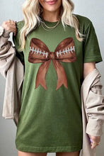 Load image into Gallery viewer, Coquette Football Bow Graphic T Shirts - Image #11
