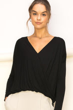 Load image into Gallery viewer, Enticing Endeavors Long Sleeve Surplice Top
