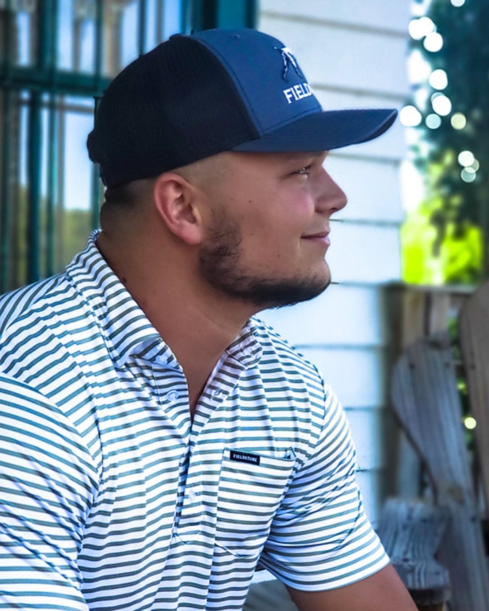 Fieldstone Charleston Performance Polo Moss - Abbies Place