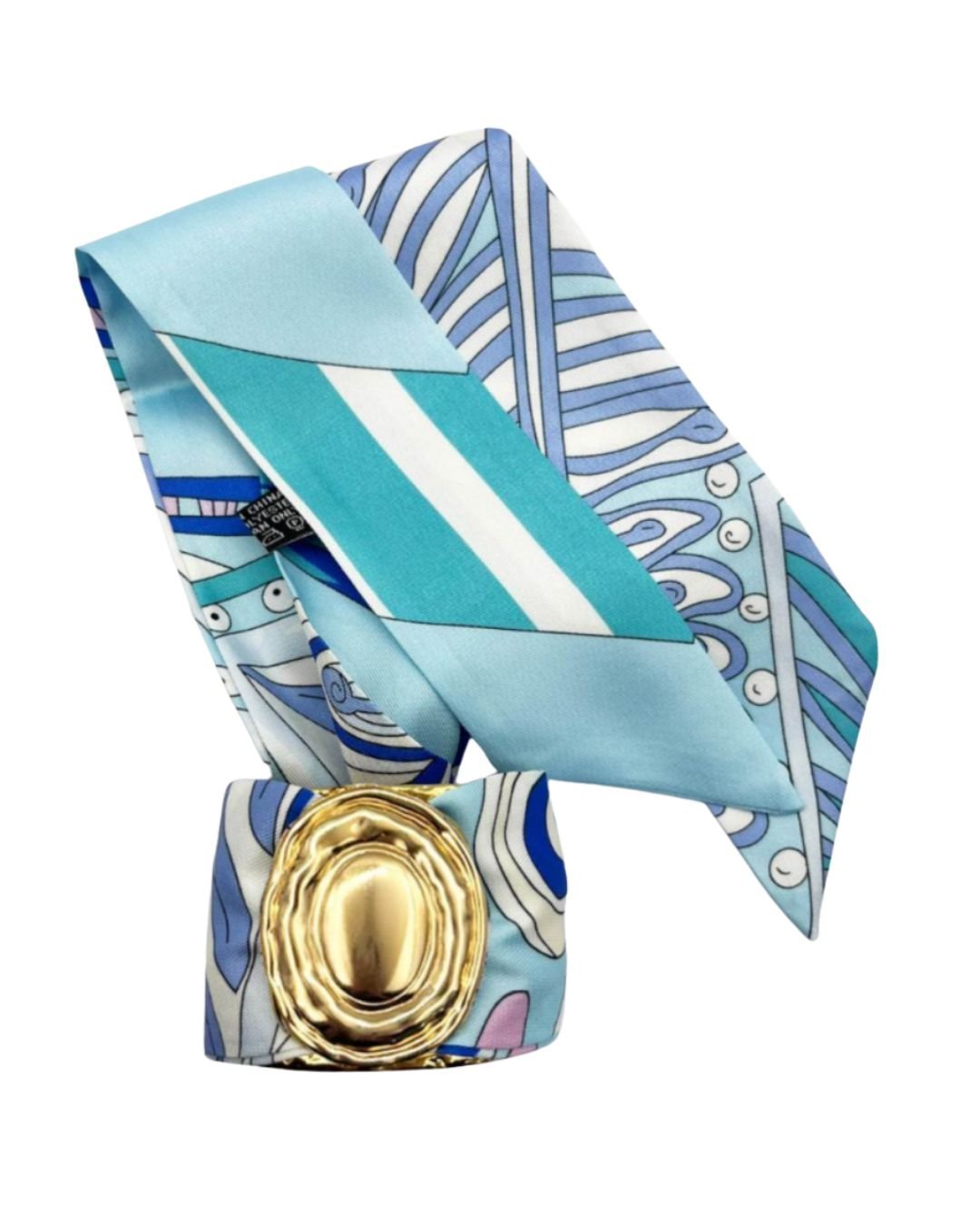 Finley- Large Gold Scarf Cuff - Abbies Place