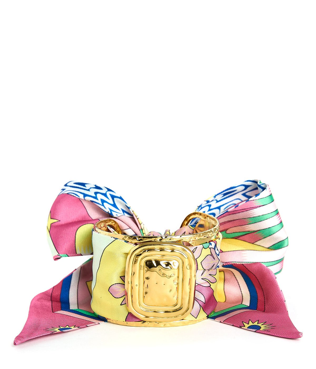 Finley- Large Gold Scarf Cuff - Abbies Place