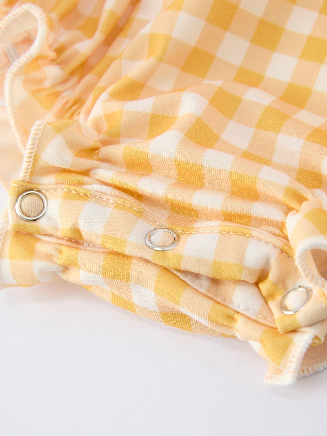 Fish Embroidery Smocking Plaid Baby Girl Romper - Abbies Place