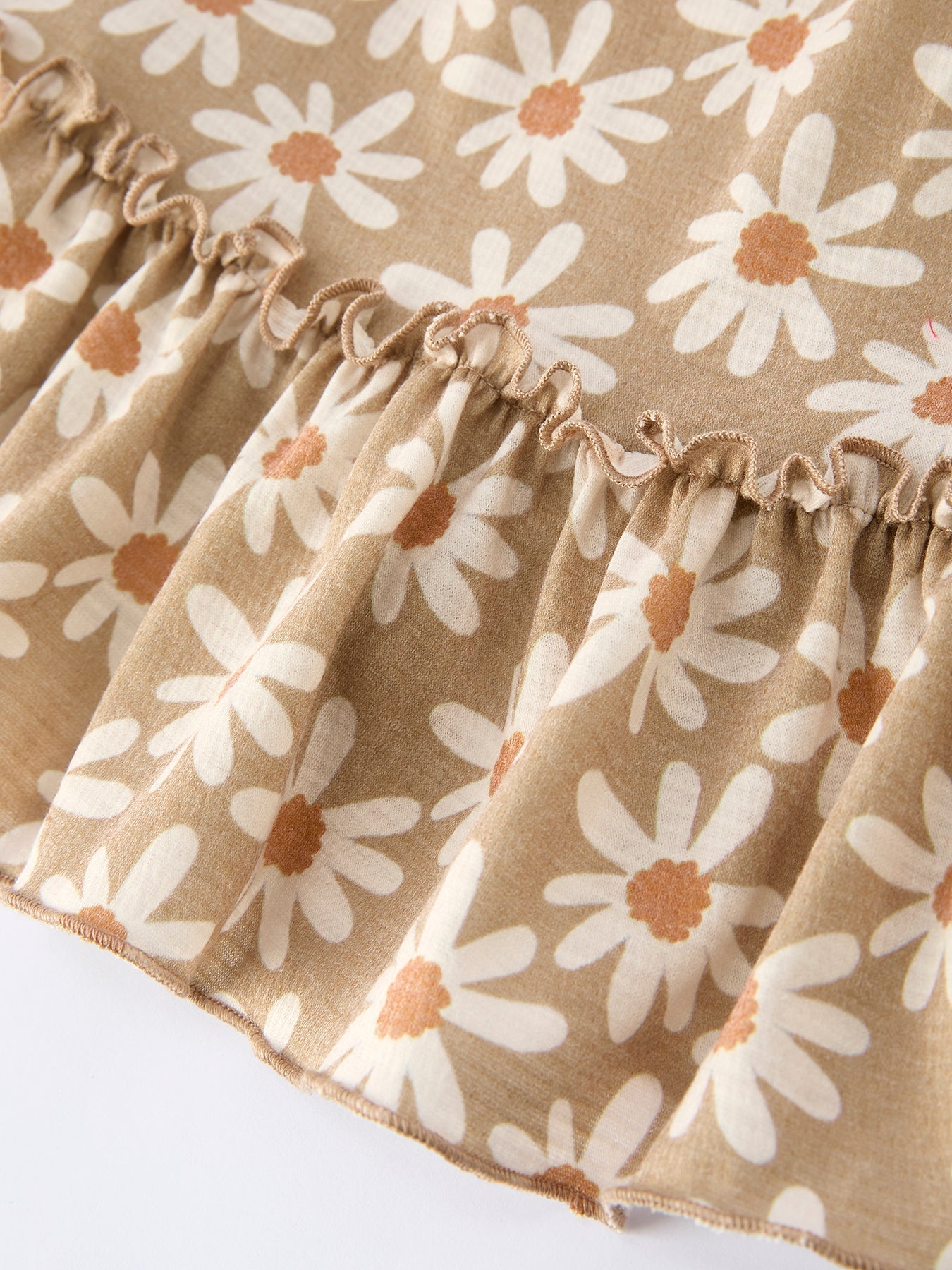 Floral Daisy Girl Spaghetti Strap Dress - Abbies Place