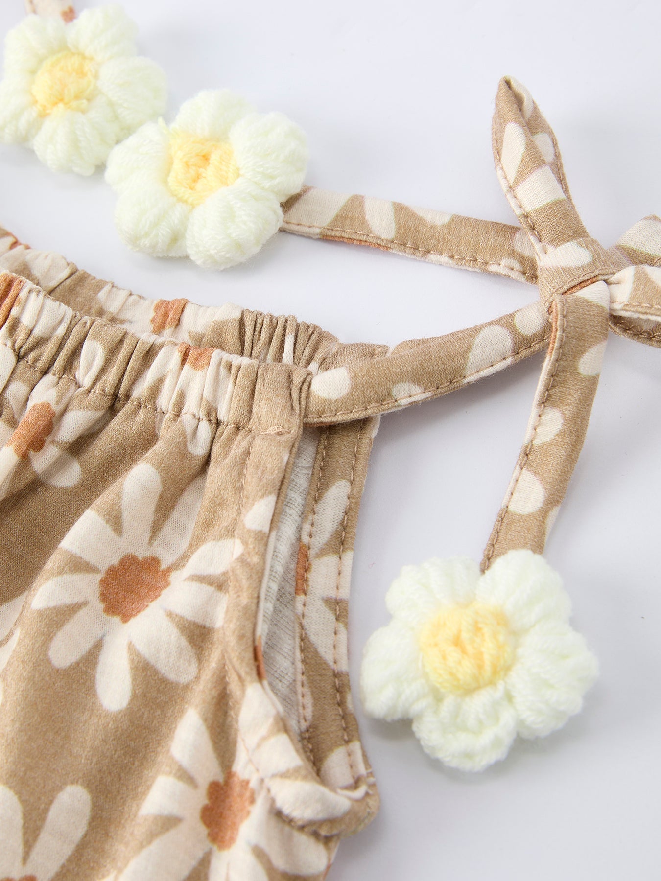 Floral Daisy Girl Spaghetti Strap Dress - Abbies Place
