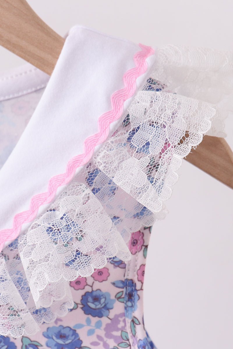 Floral Lace Dress - Abbies Place