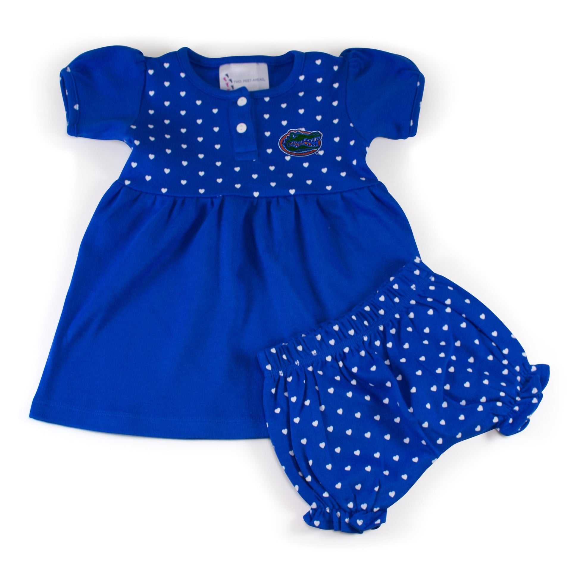 Florida Girl's Heart Dress with Bloomers - Abbies Place