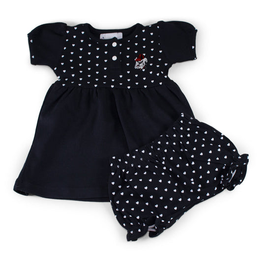 Georgia Girl's Heart Dress with Bloomers - Abbies Place