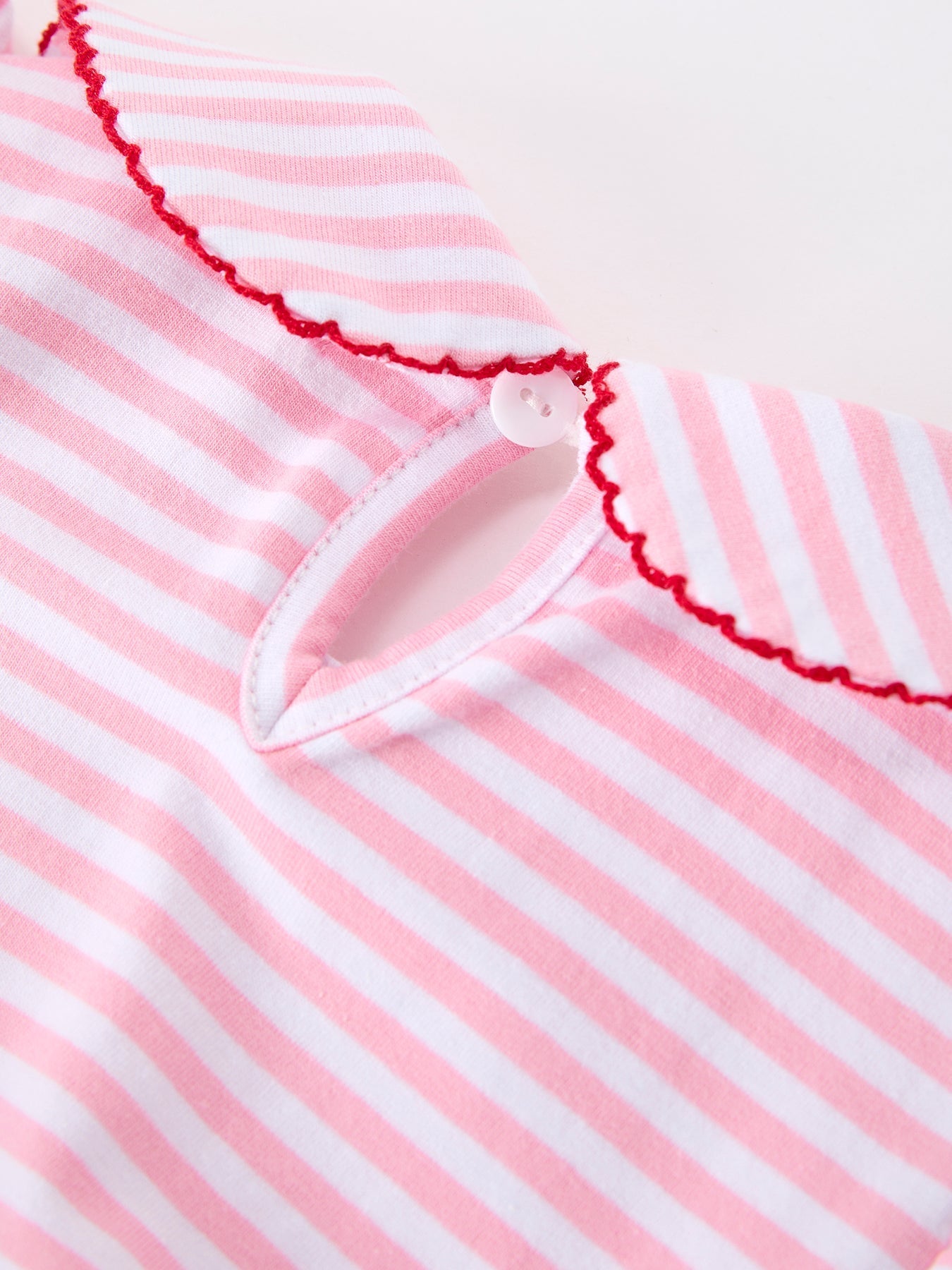 Girls Back To School Apple Applique Twirl Dress Ruffle Petal Collar - Abbies Place