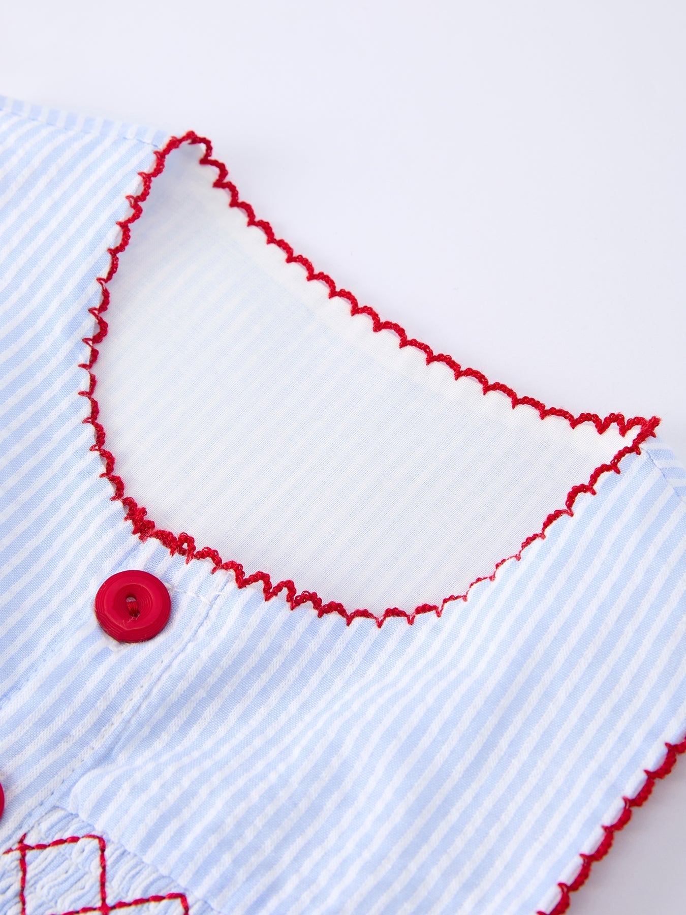 Girls Back To School Apple Twirl Dress Smocked - Abbies Place