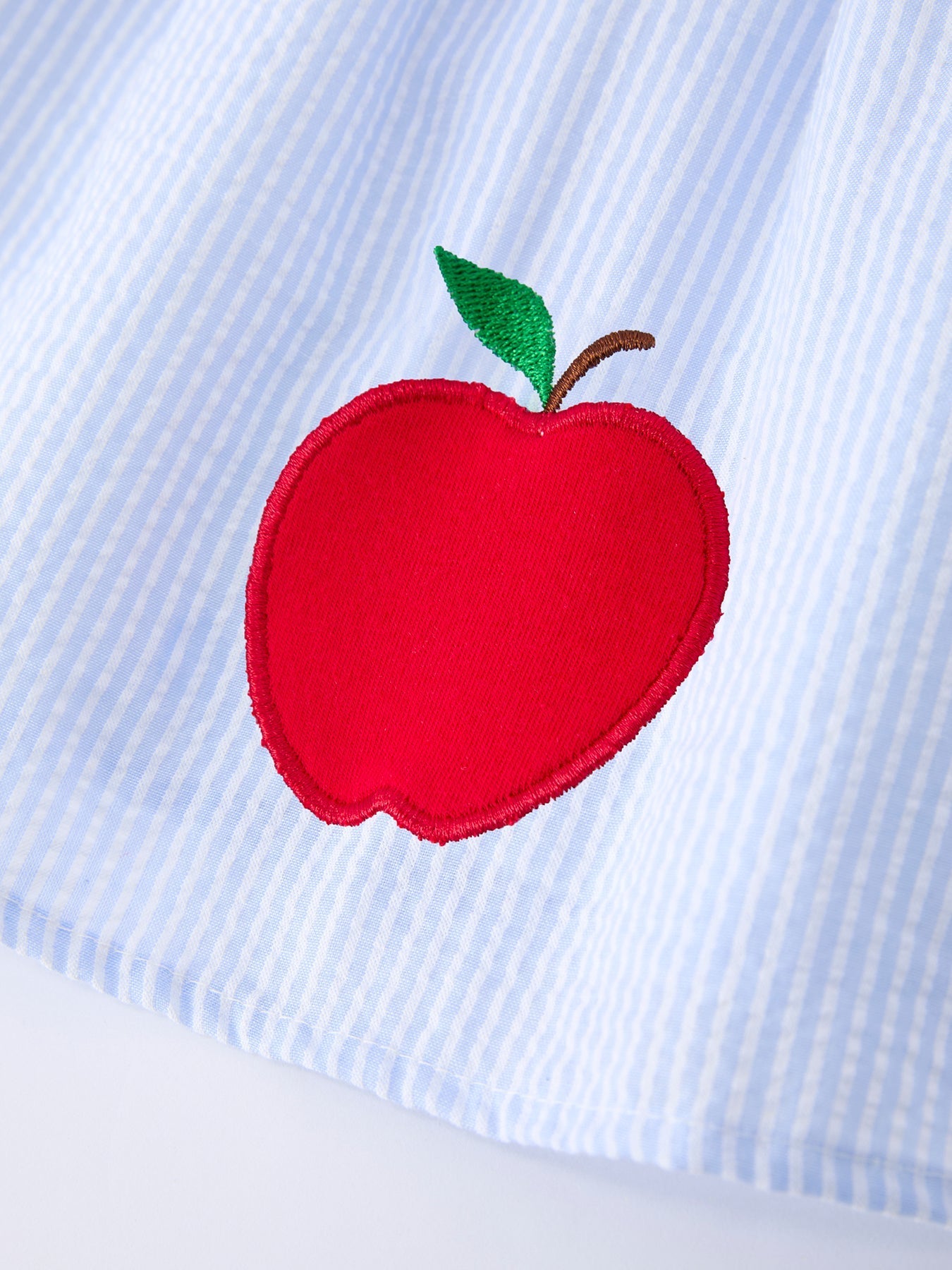 Girls Back To School Apple Twirl Dress Smocked - Abbies Place