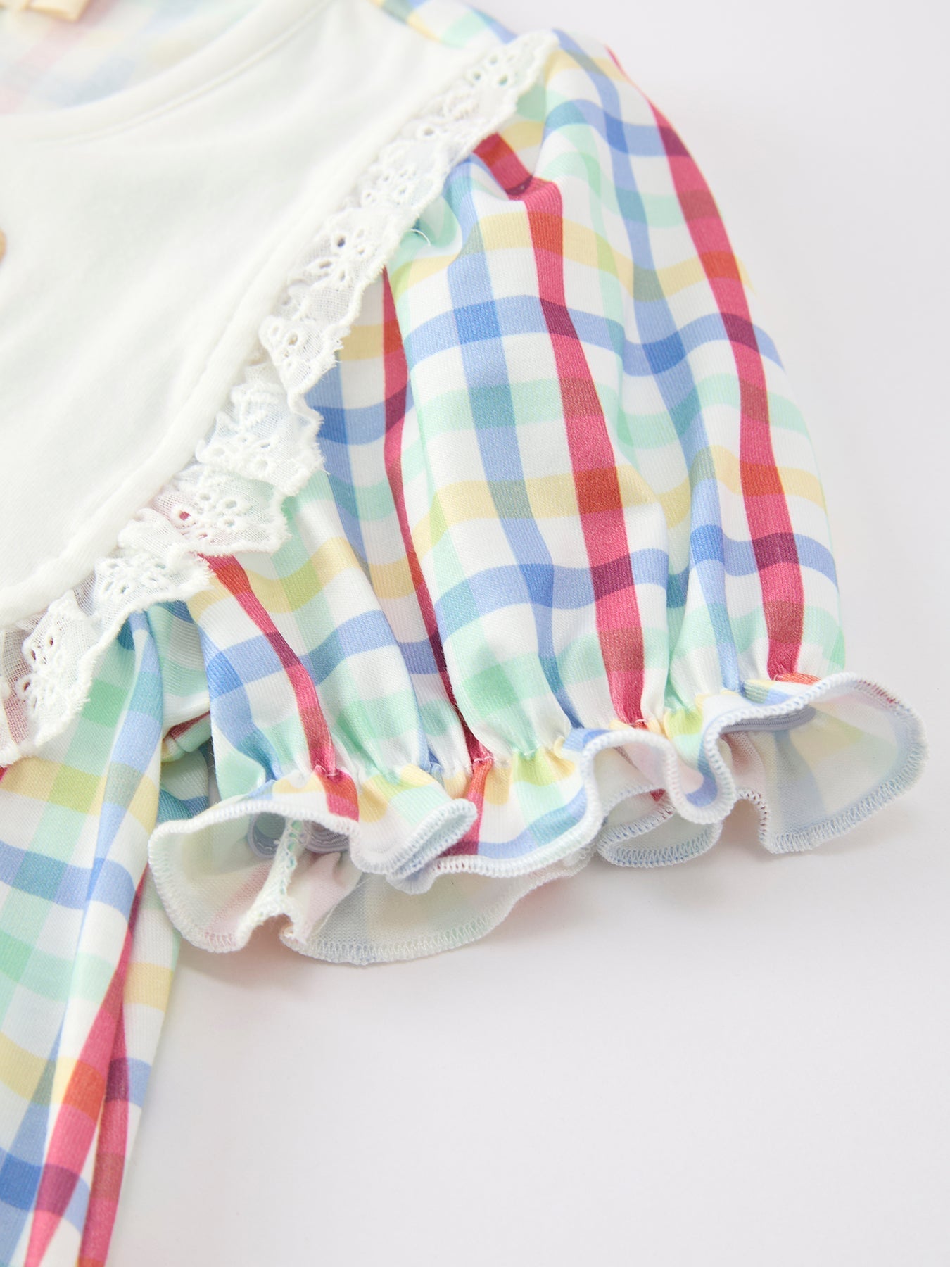 Girls Back To School Dog Plaid Twirl Dress - Abbies Place