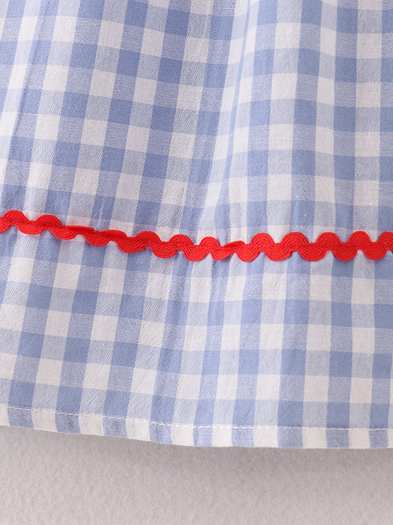 Girls Back to School Smocking Pencil Apple Embroidered Plaid Dress - Abbies Place