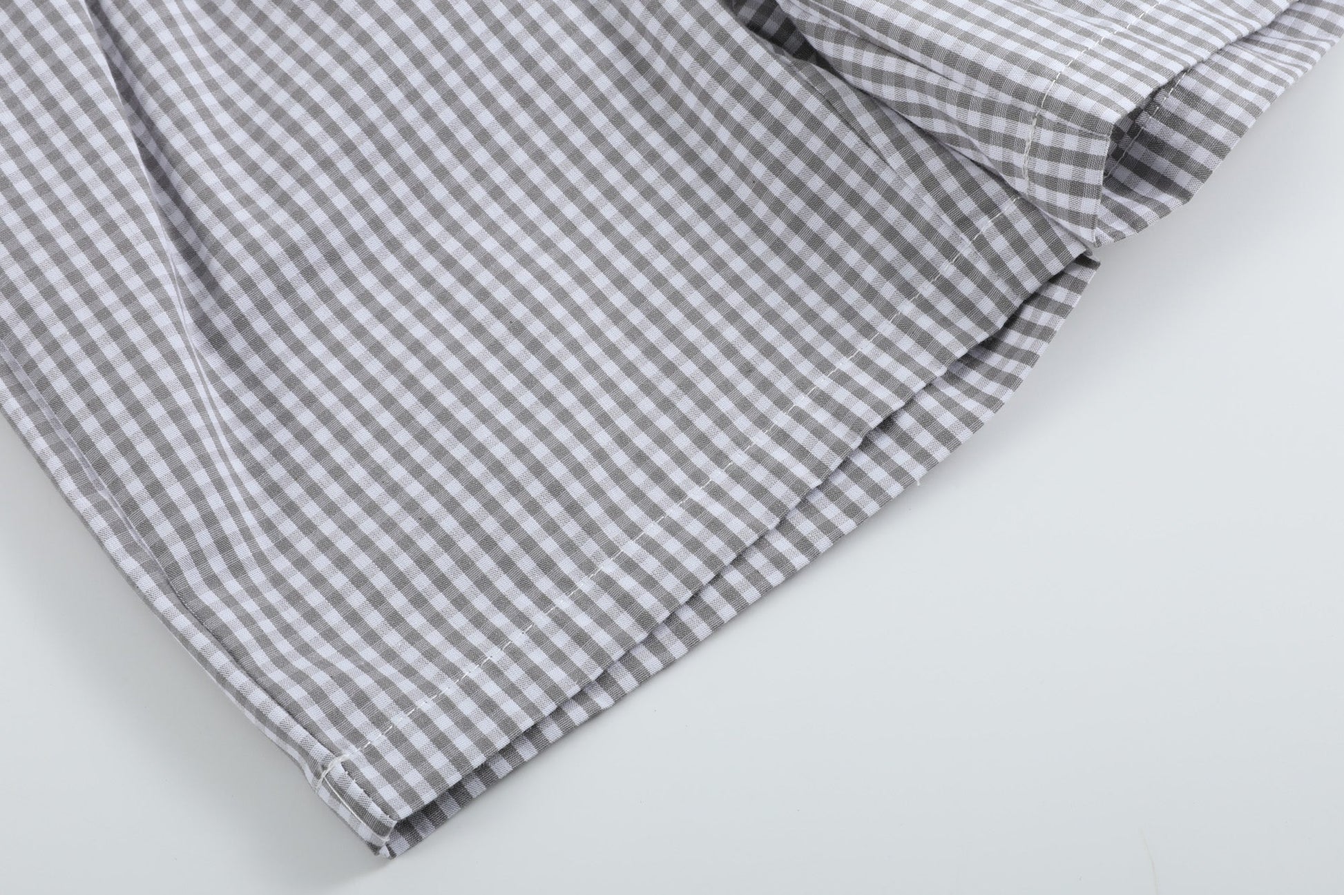 Gray Gingham Golf Tee and Shorts 2 pc Set - Abbies Place
