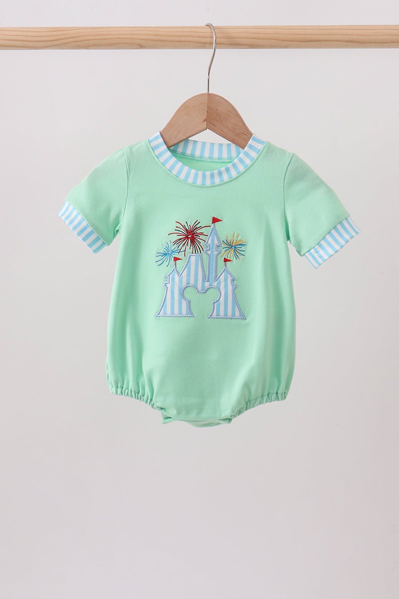 Green Castle Applique Bubble - Abbies Place