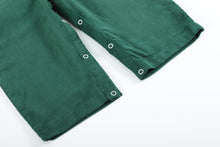 Load image into Gallery viewer, Green Christmas Smocked Overalls
