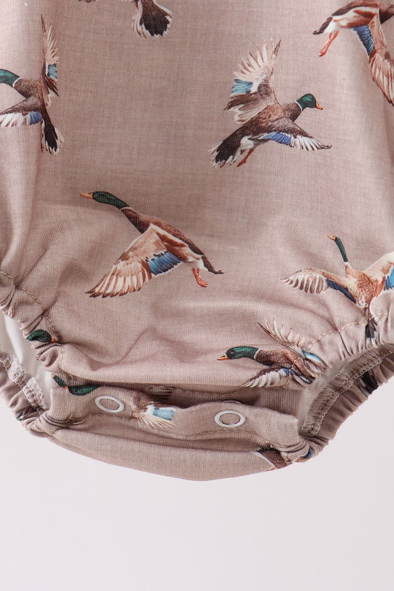 Green Mallard Embroidered Bubble - Abbies Place