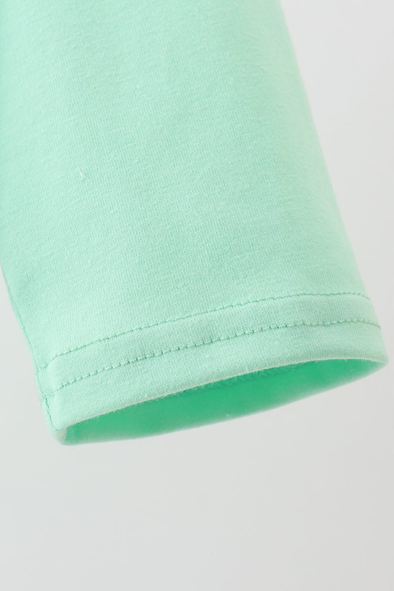 Green parade embroidery top - Abbies Place