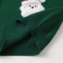 Load image into Gallery viewer, Green Santa Christmas Sweater

