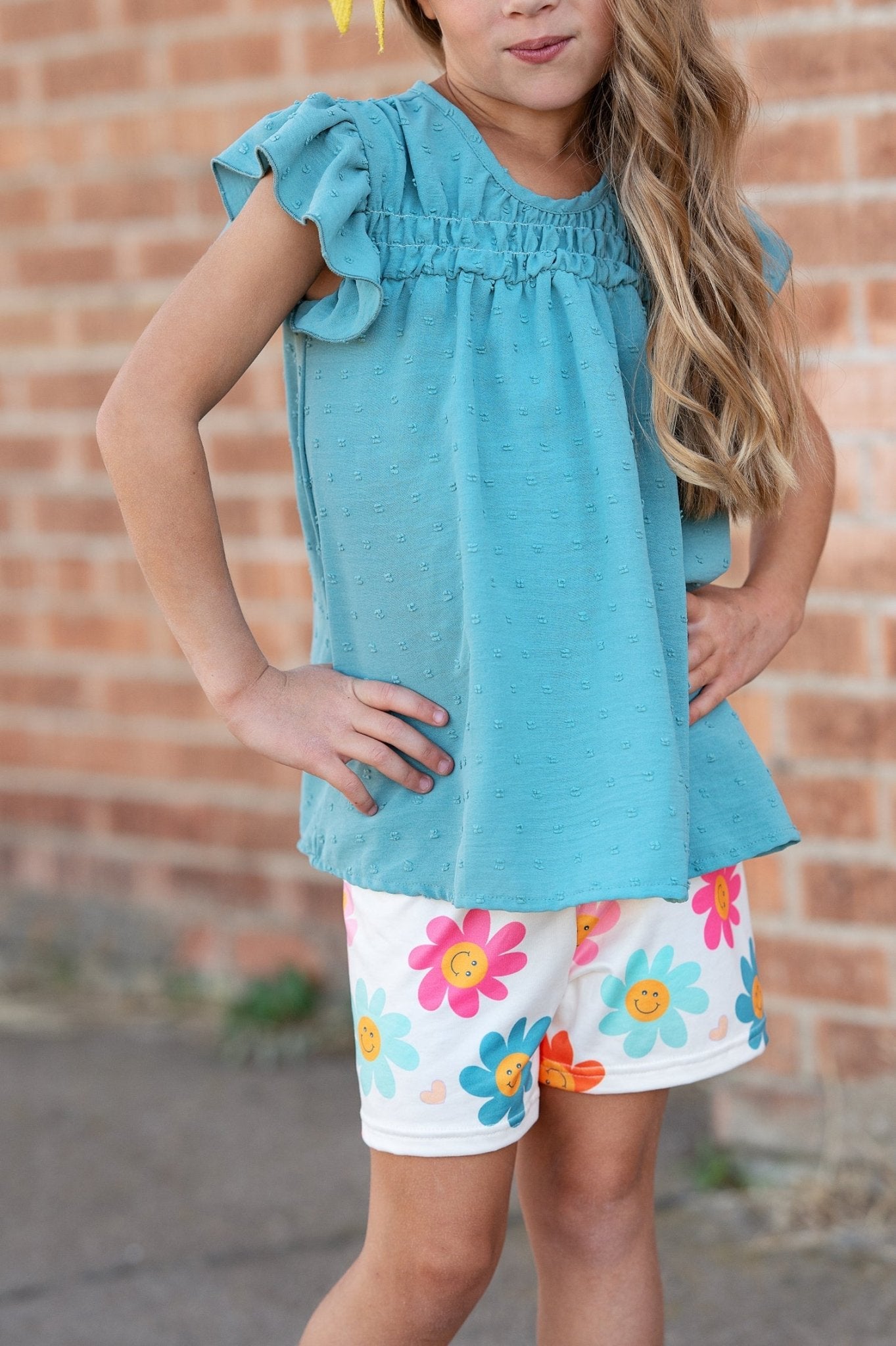 Happy Flower Short Set - Abbies Place