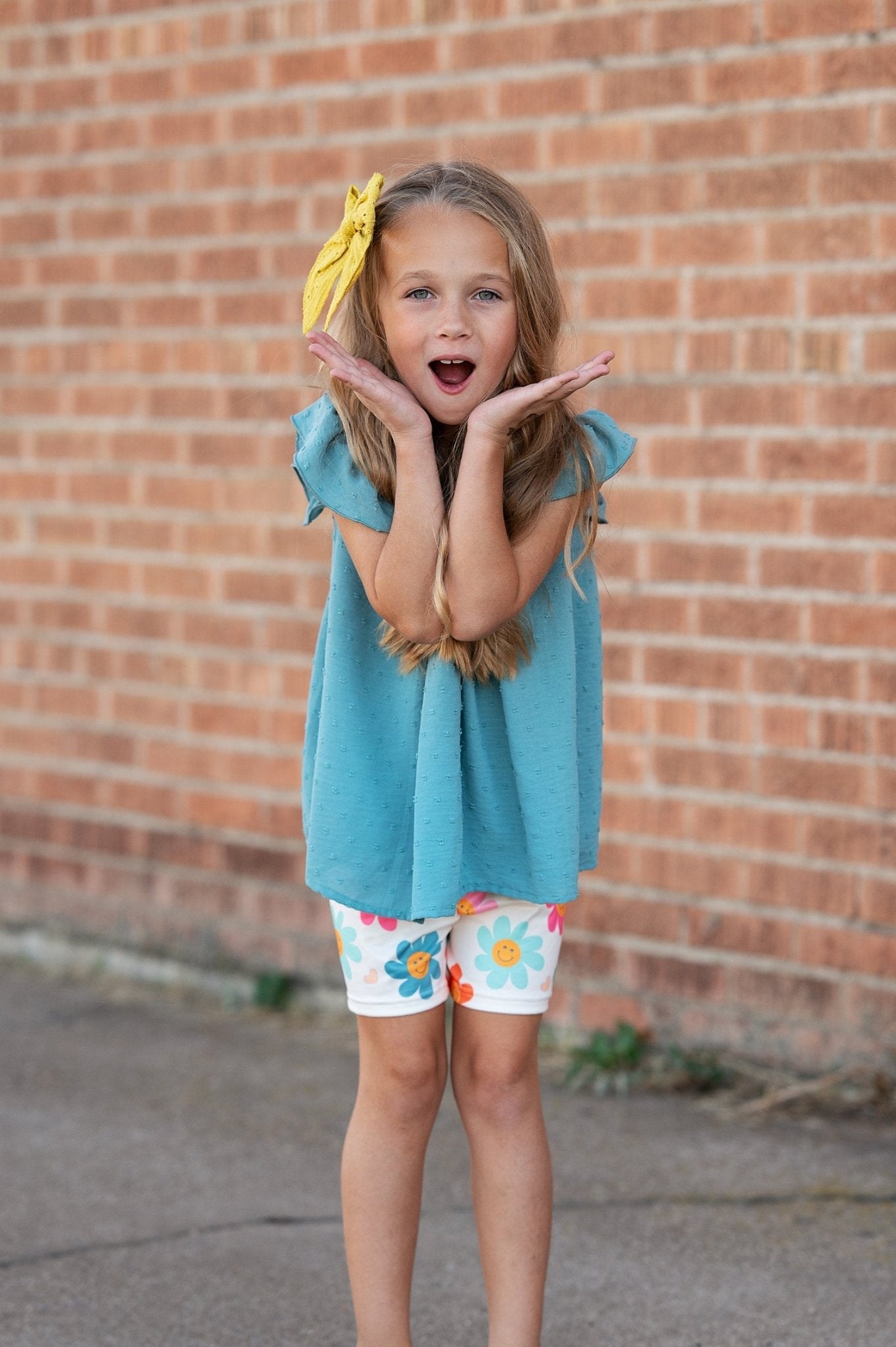 Happy Flower Short Set - Abbies Place