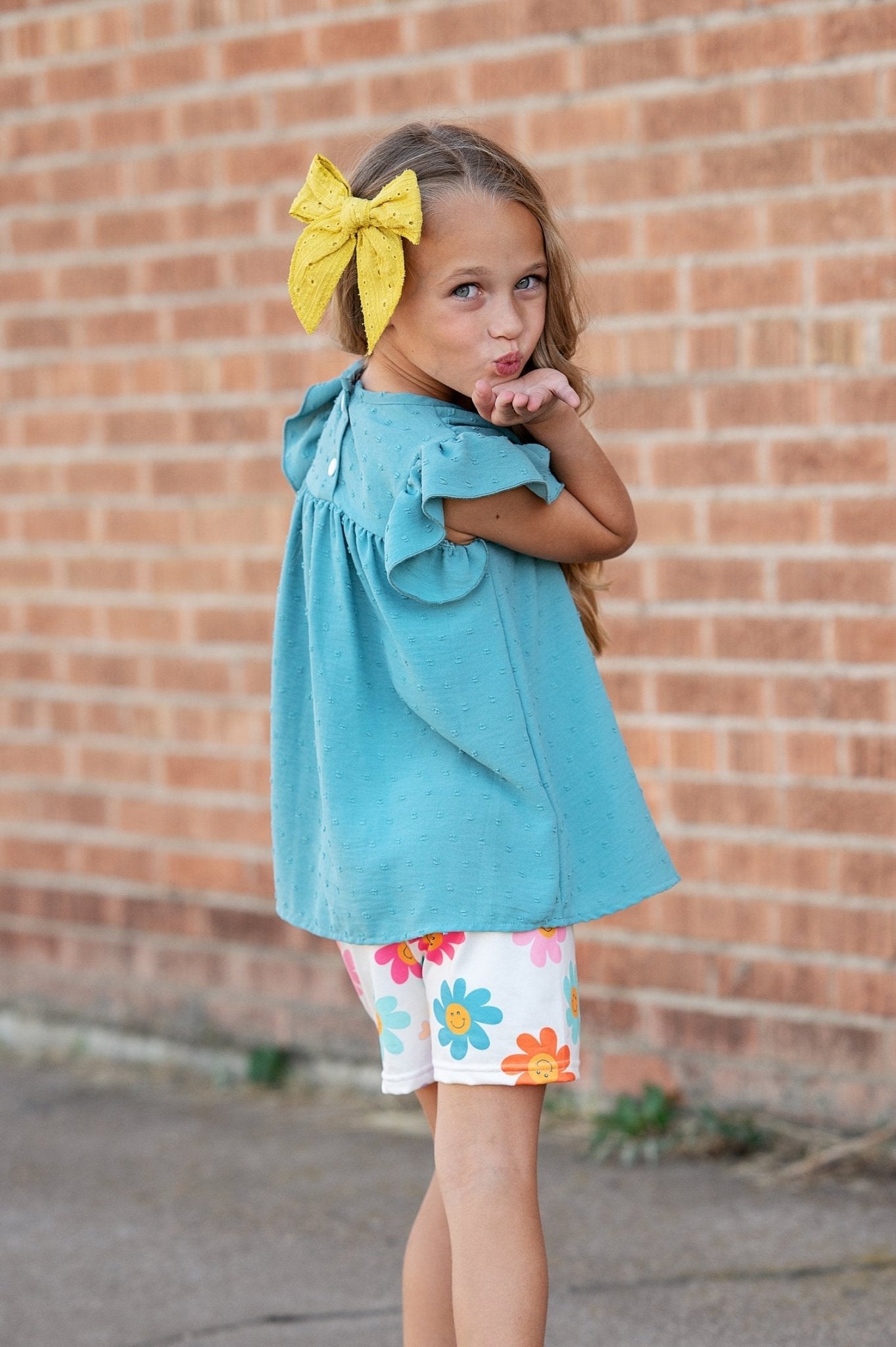 Happy Flower Short Set - Abbies Place