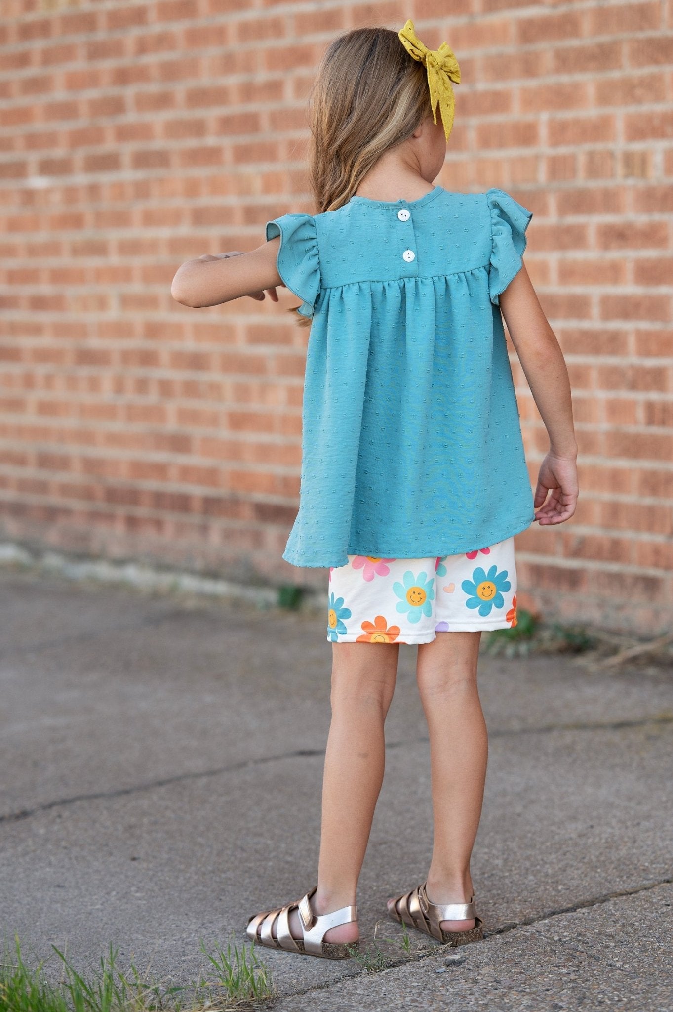 Happy Flower Short Set - Abbies Place