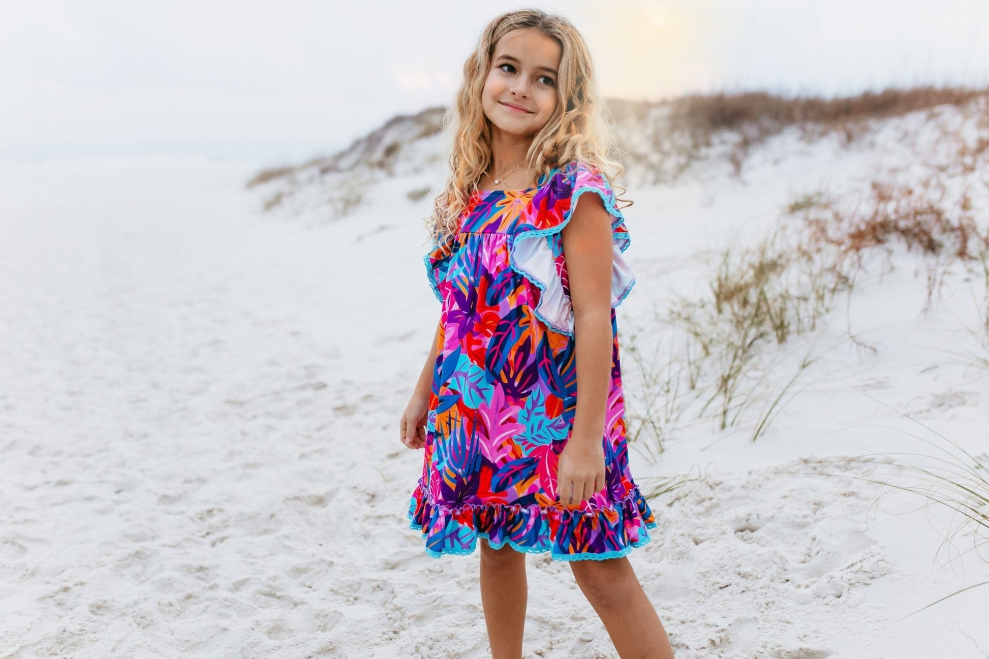 Harper Tropical Dress - Abbies Place