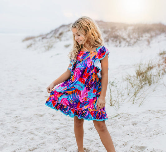 Harper Tropical Dress - Abbies Place