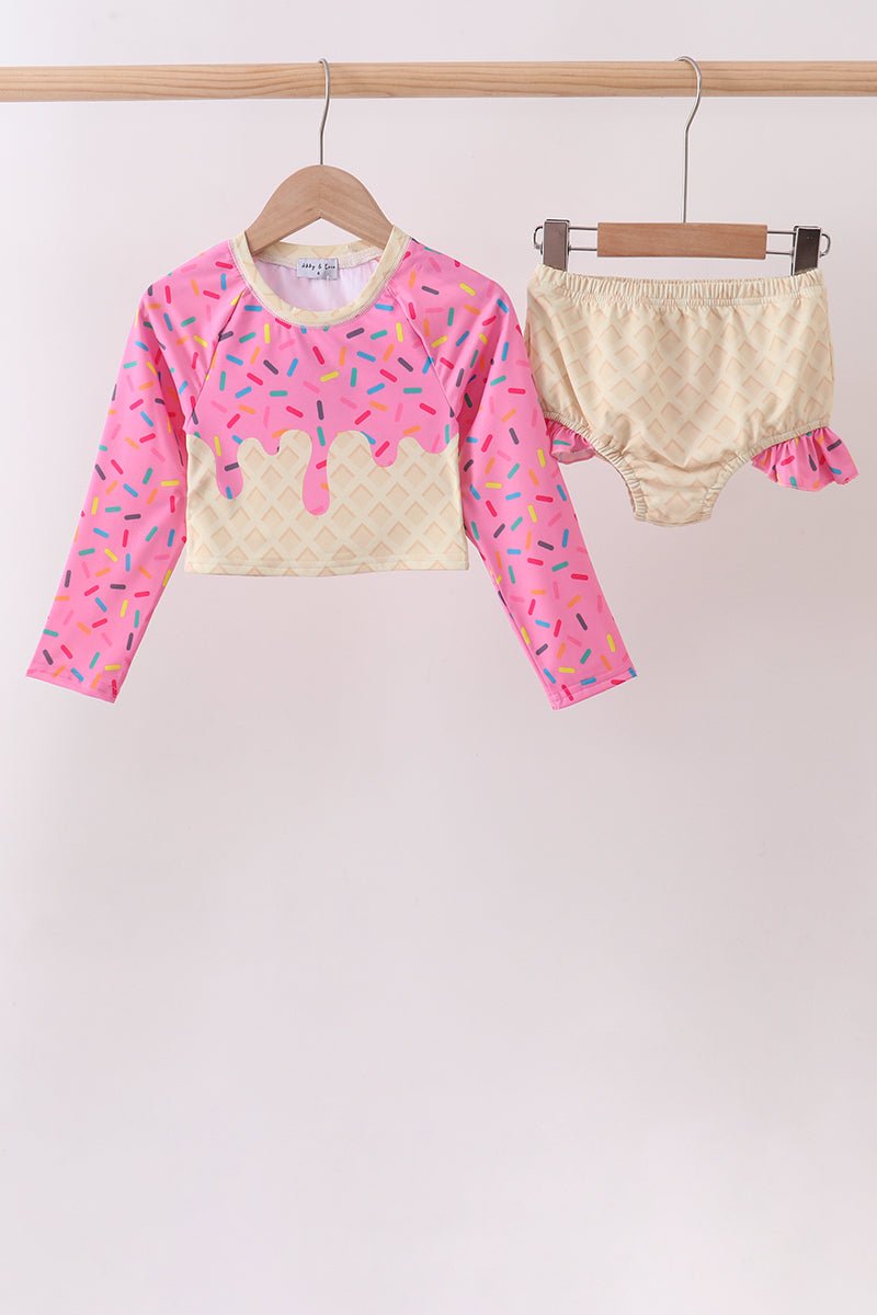 Ice Cream UPF Rashguard Set - Abbies Place