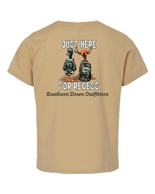 Just Here For Recess Toddler Tee - Abbies Place
