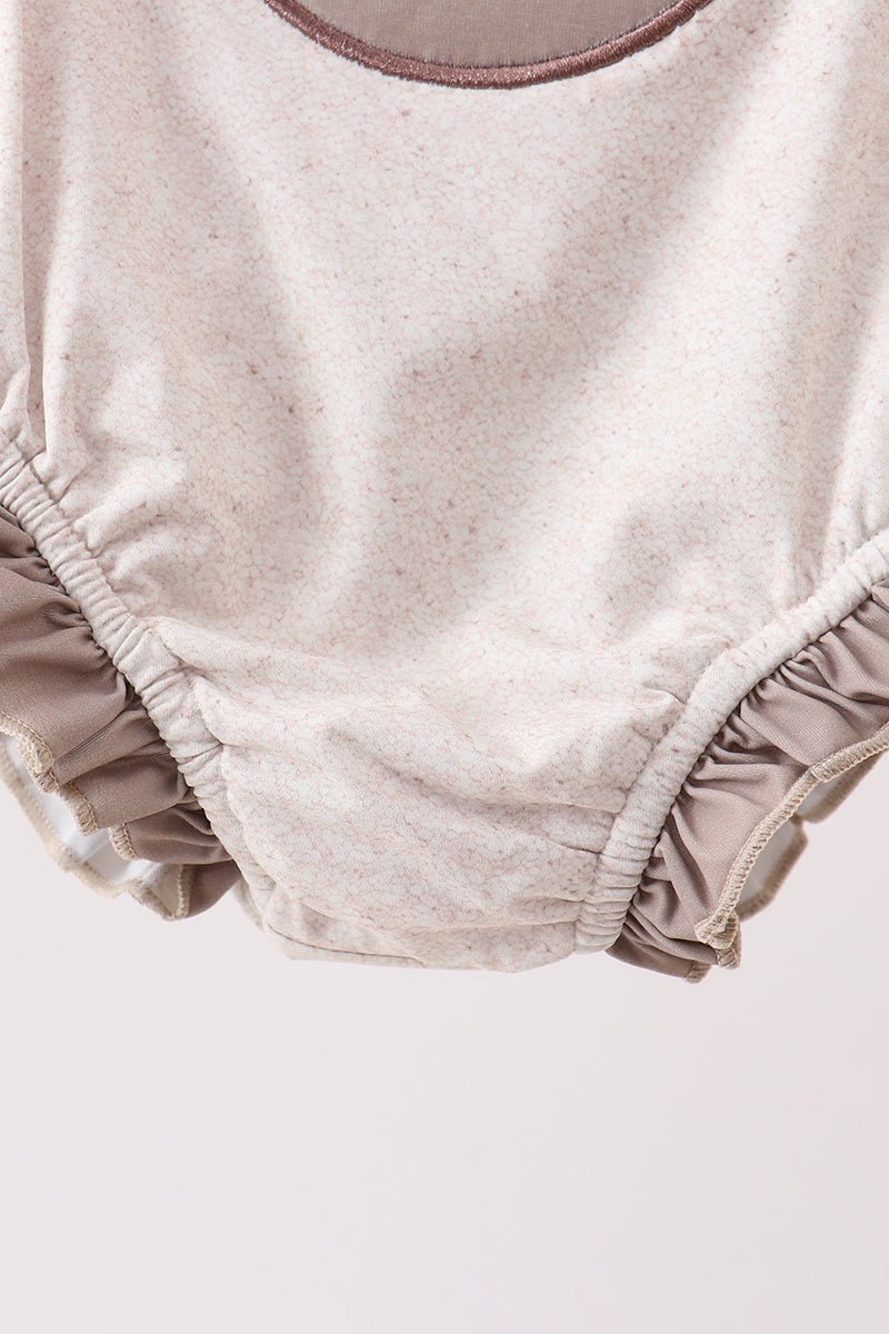 Khaki Character UPF Rashguard - Abbies Place