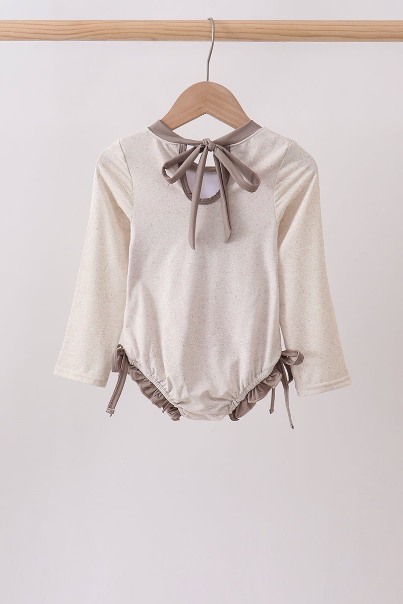 Khaki Character UPF Rashguard - Abbies Place