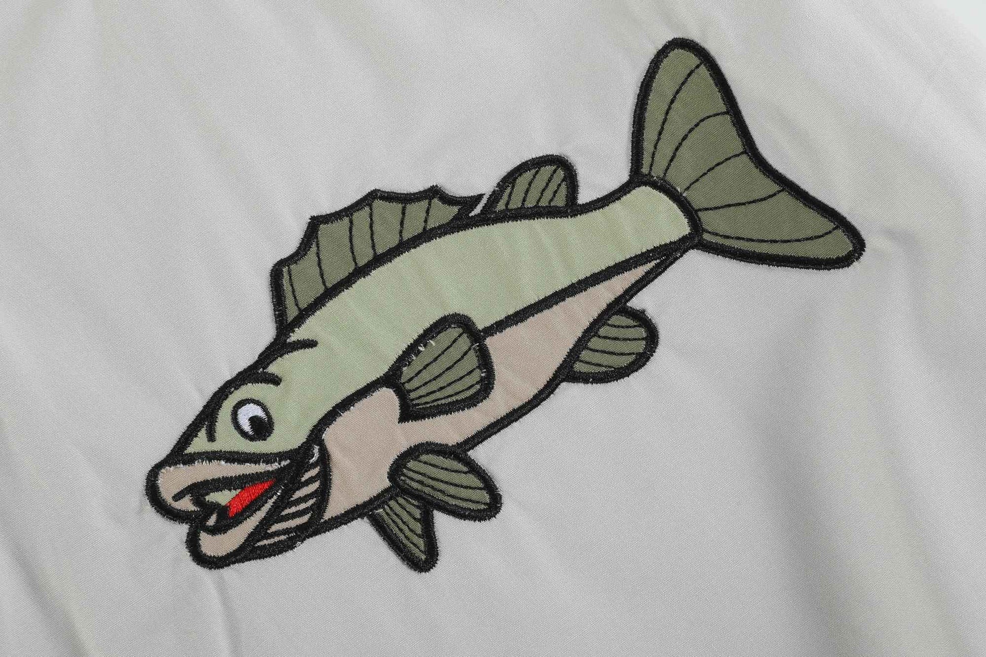 Khaki Green Fish Bubble Romper - Abbies Place
