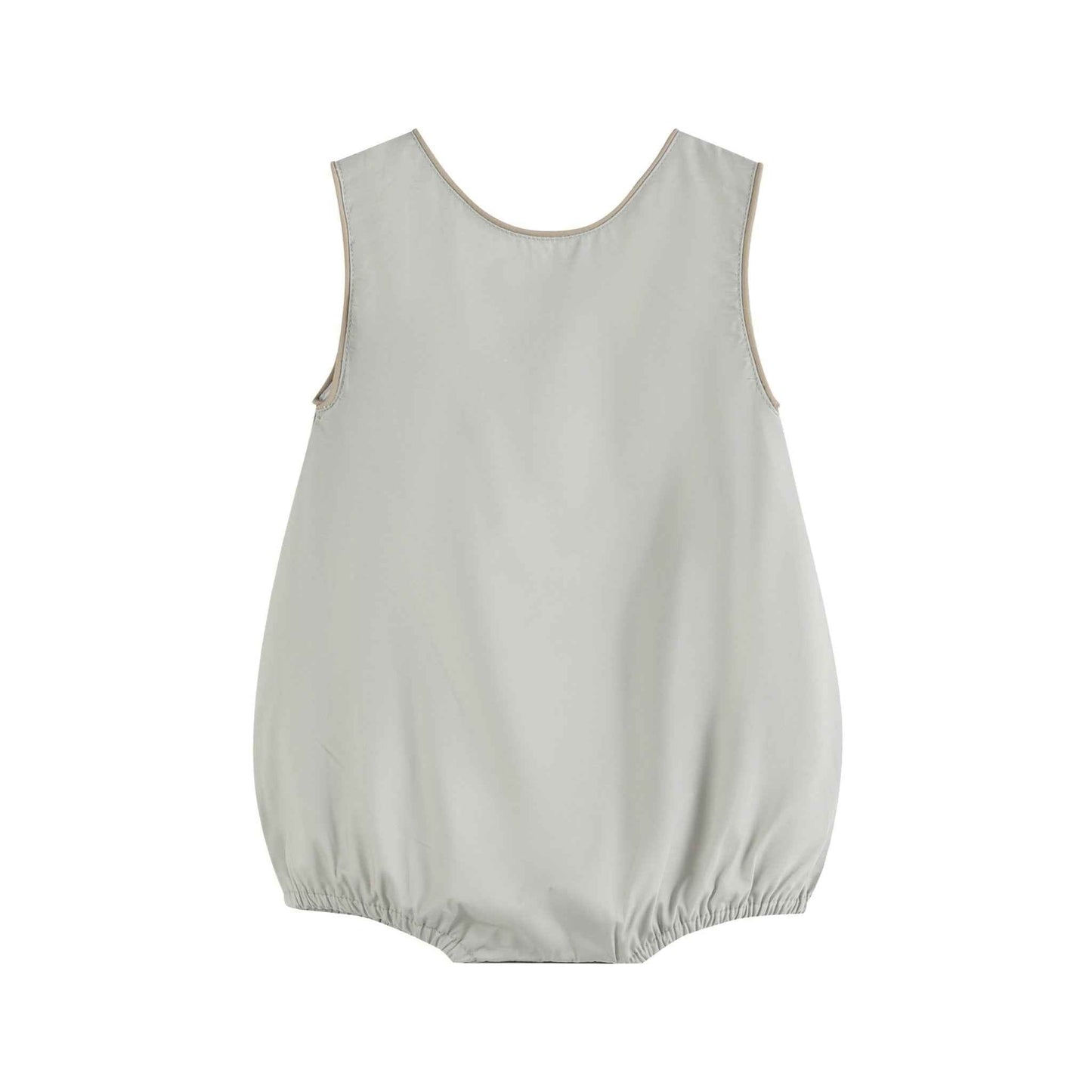 Khaki Green Fish Bubble Romper - Abbies Place