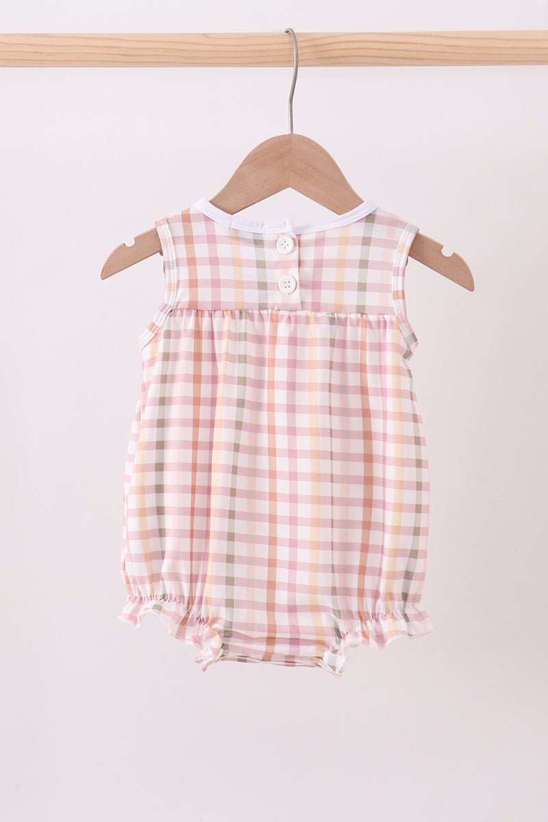 Lawb of god applique plaid bubble - Abbies Place