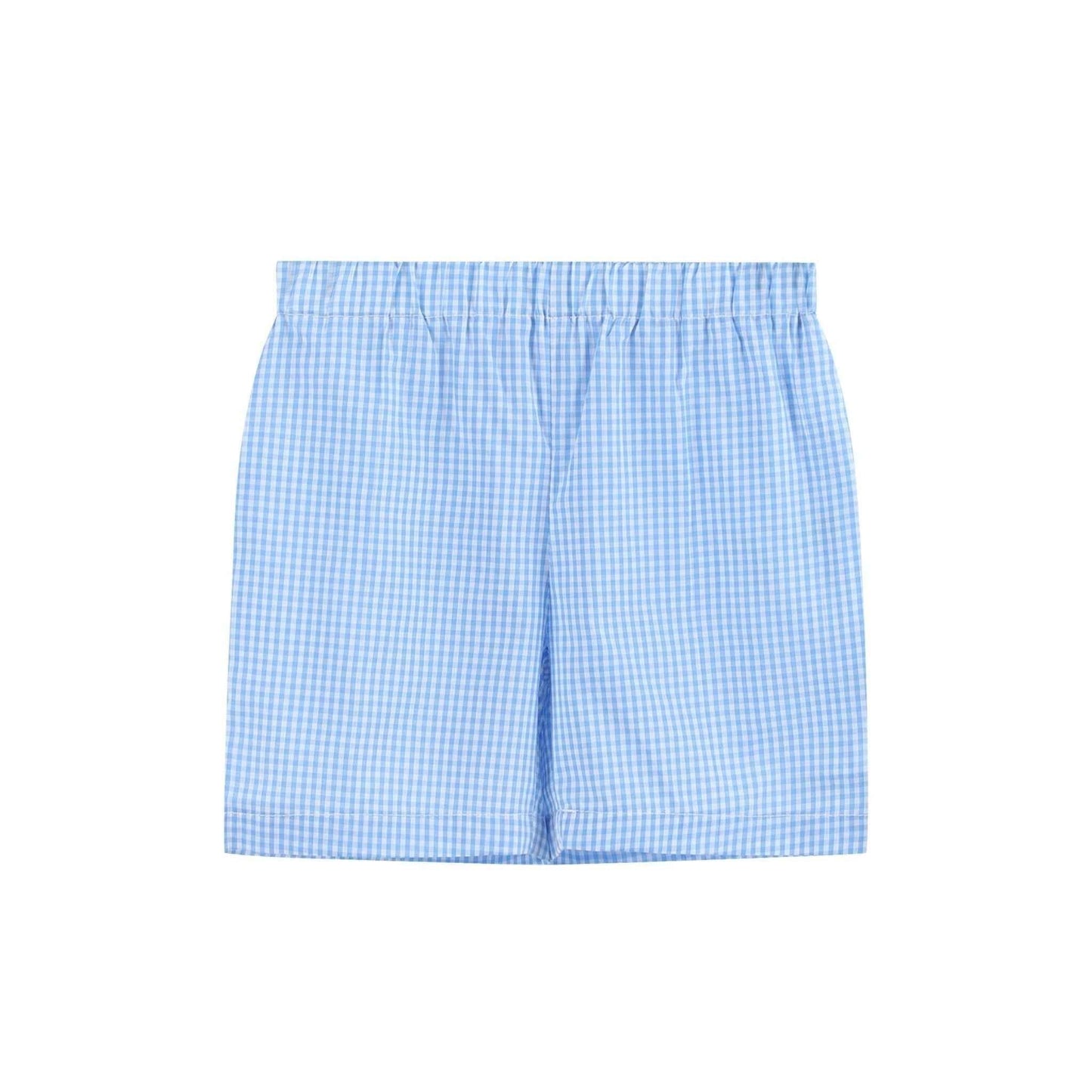 Light Blue Big Brother Smocked Shirt and Shorts Set - Abbies Place