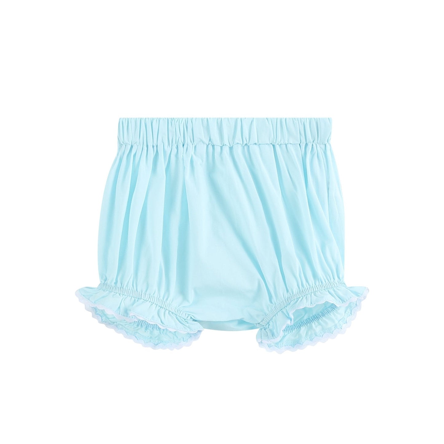 Light Blue Daisy Smocked Dress and Bloomer Set - Abbies Place