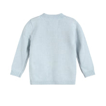 Load image into Gallery viewer, Light Blue Pumpkin Girls Cardigan
