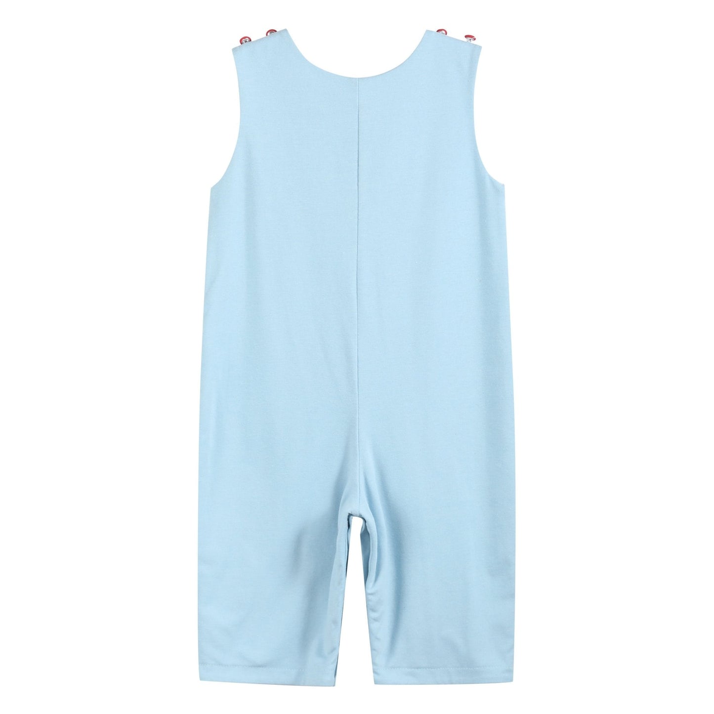 Light Blue Santa Christmas Car Overalls - Abbies Place