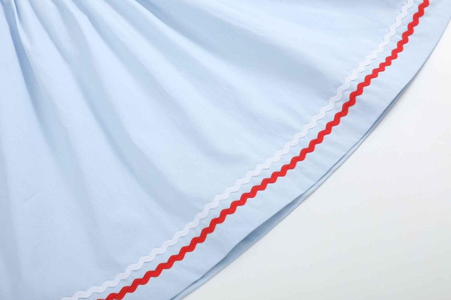 Light Blue USA Flag Smocked Dress - Abbies Place