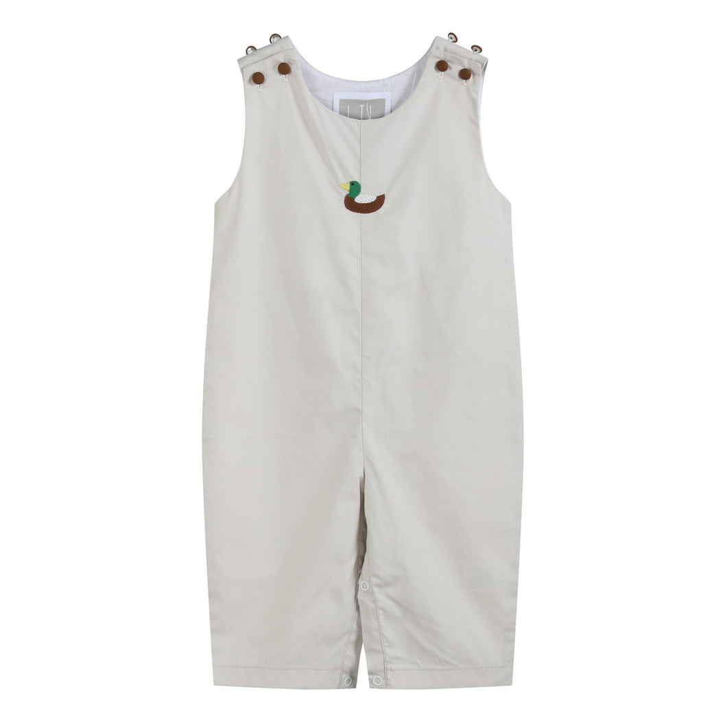 Light Gray Mallard Duck Overalls