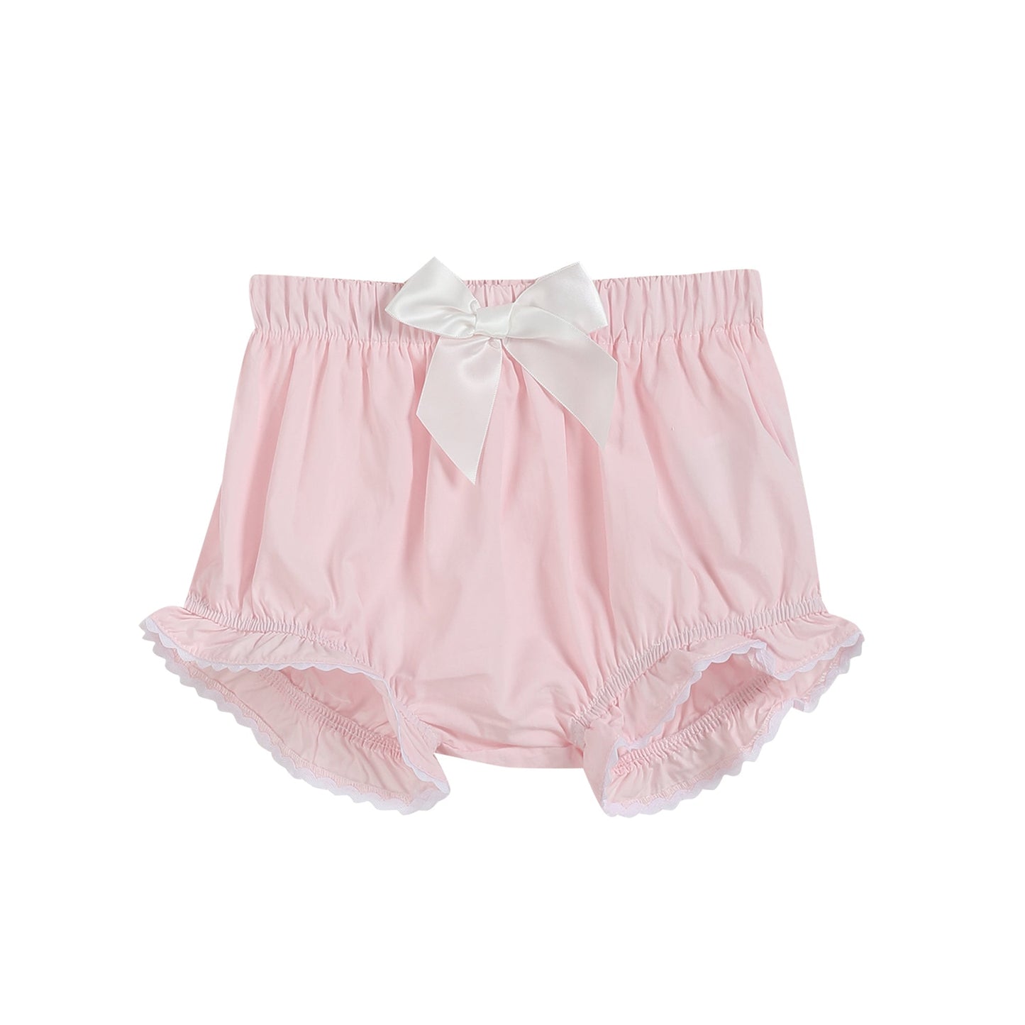 Light Pink Daisy Smocked Top and Bloomer 2 pc set - Abbies Place