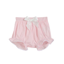 Load image into Gallery viewer, Light Pink Daisy Smocked Top and Bloomer 2 pc set
